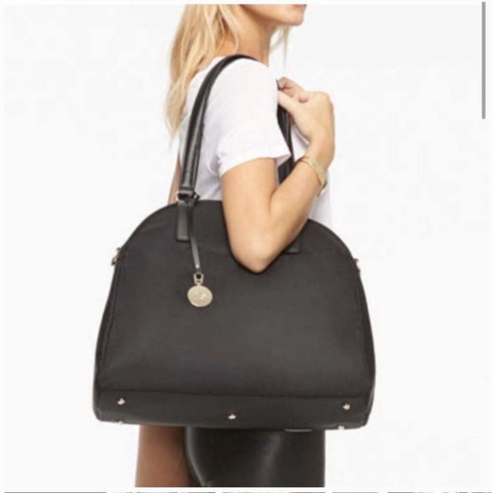 Lo & Sons Black OG Travel Work Gym Laptop Carry-On Bag with Suitcase Sleeve
